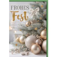 Weihnachten Grußkarte mit Umschlag Zweige mit...