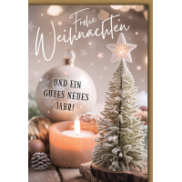 Weihnachten Grußkarte mit Umschlag Kleiner Baum...