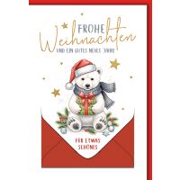 Weihnachten Geldkarte Grußkarte mit Umschlag...