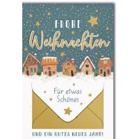 Weihnachten Geldkarte Grußkarte mit Umschlag...