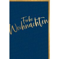 Weihnachten Grußkarte mit Umschlag Goldschrift...