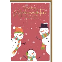 Weihnachten Grußkarte mit Umschlag Drei...