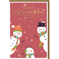 Weihnachten Grußkarte mit Umschlag Drei...