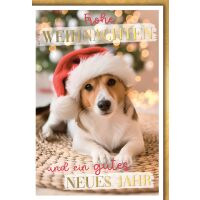 Weihnachten Grußkarte mit Umschlag Jack Russell mit...
