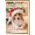 Weihnachten Grußkarte mit Umschlag Jack Russell mit Mütze