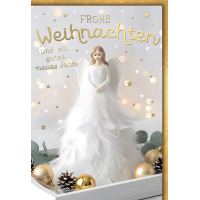 Weihnachten Grußkarte mit Umschlag Engel mit...