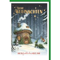 Weihnachten Grußkarte mit Umschlag...