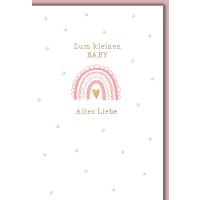 Geburt Baby Mädchen Grußkarte mit Umschlag...