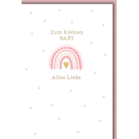 Geburt Baby Mädchen Grußkarte mit Umschlag...