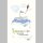 Kommunion - Naturkarton - Glückwunschkarte im Format 11,5 x 17 cm mit Umschlag - Papierboot mit Fahne und Drachen auf Wasser, Wolken, Taube - Skorpion