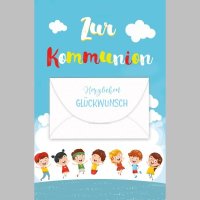 Kommunion – Geldkarte - Glückwunschkarte im...