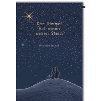 Trauer Kondolenz Beileidskarte mit Umschlag Der Himmel...