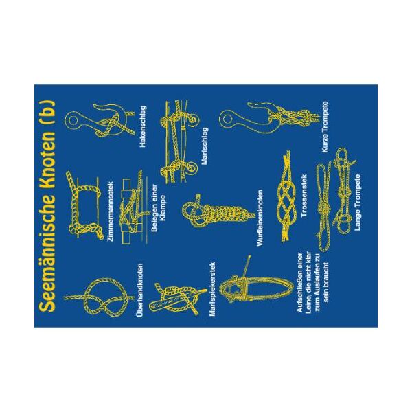 Allgemein Postkarten Seemännische Knoten Maritim