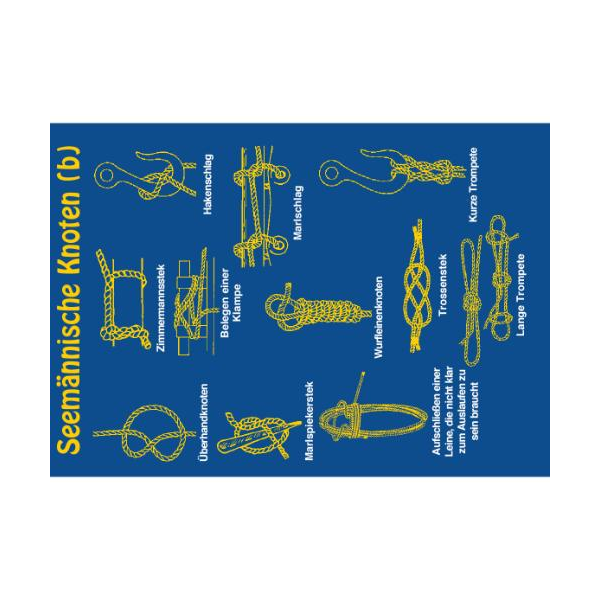 Allgemein Postkarten Seemännische Knoten Maritim