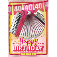 40. Geburtstag - Great Cards - Soundkarte und Lichtkarte...