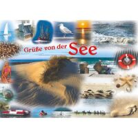 Allgemein Postkarten Ansichtskarten Strand Möwe...