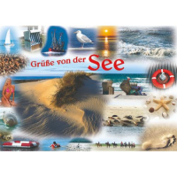 Allgemein Postkarten Ansichtskarten Strand Möwe...