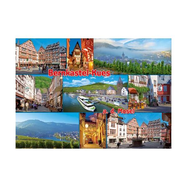 Bernkastel-Kues an der Mosel Postkarten Ansichtskarten Motive 009