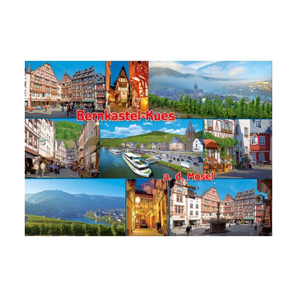 Bernkastel-Kues an der Mosel Postkarten Ansichtskarten Motive 009