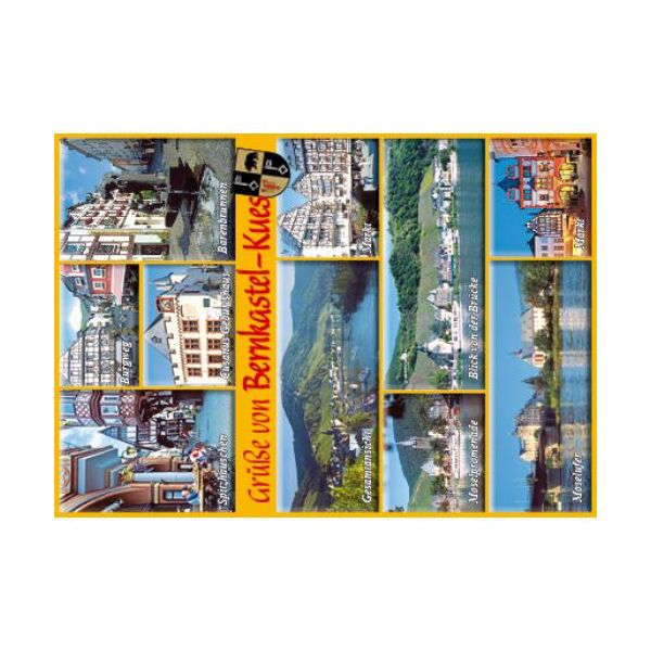 Bernkastel-Kues Postkarten Ansichtskarten Markt Promenade Grüße von Bernkastel-Kues