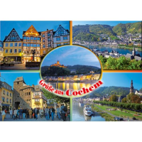 Cochem an der Mosel Postkarten Grüße aus...