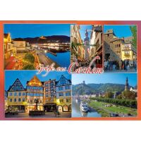 Cochem an der Mosel Postkarten Cochem Schloss Marktplatz...