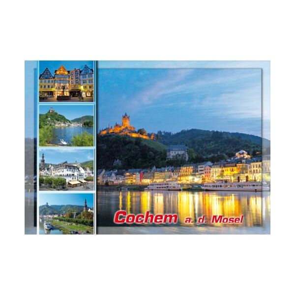 Cochem an der Mosel Postkarten Anleger Cochem Schloss Marktplatz