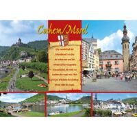Cochem an der Mosel Postkarten Landschaft der Mittelmosel...