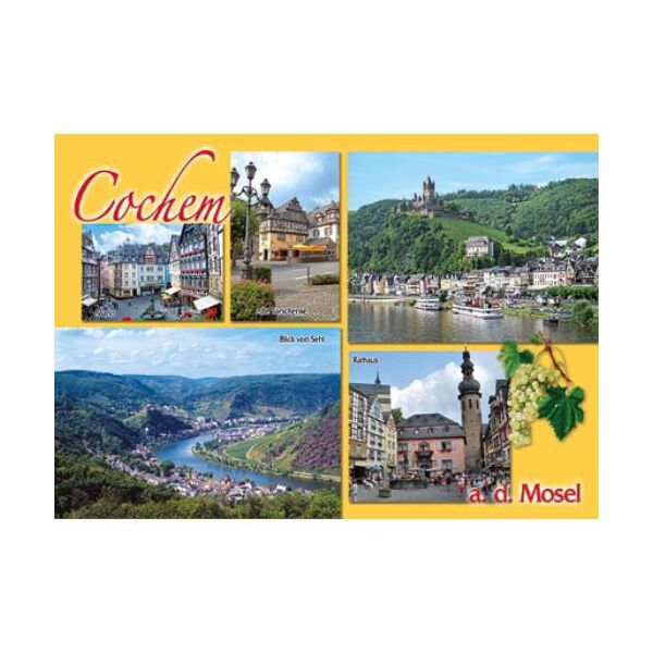Cochem an der Mosel Postkarten Sehl Rathaus Markt alte Torschenke
