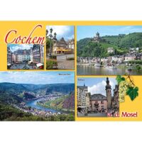 Cochem an der Mosel Postkarten Sehl Rathaus Markt alte...