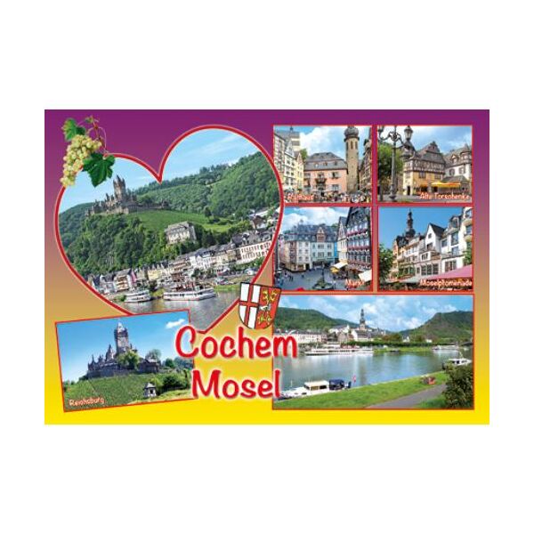 Cochem an der Mosel Postkarten Torschenke Rathaus Reichsburg Mosel