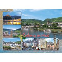 Cochem an der Mosel Postkarten Rathaus Marktplatz Blick...