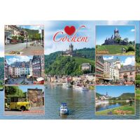 Cochem an der Mosel Postkarten Cochem Schloss Promenade...