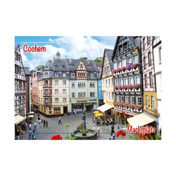 Cochem an der Mosel Postkarten Ansichtskarten Marktplatz