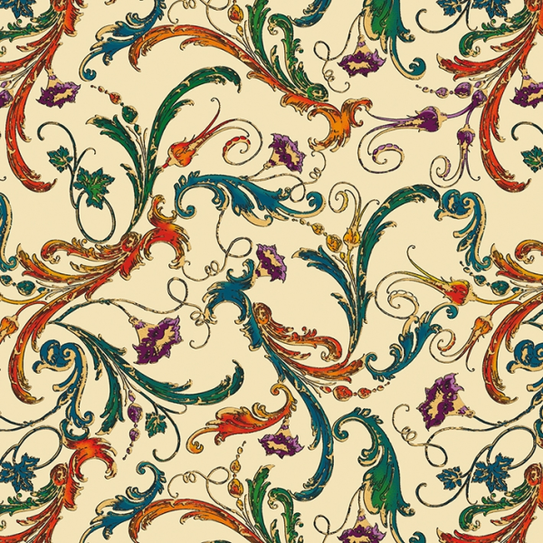 Geschenkpapier Röllchen 70x150 cm Florentina Paisleymuster Herrenmotiv