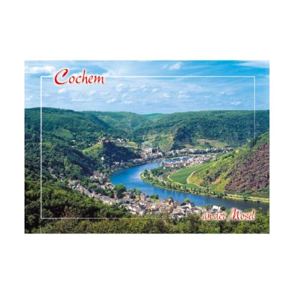 Cochem an der Mosel Postkarten Ansichtskarten Blick von Sehl