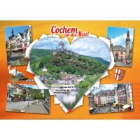 Cochem an der Mosel Postkarten Herz Cond Cochem Schloss...