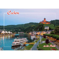 Cochem an der Mosel Postkarten Ansichtskarten Anleger mit...