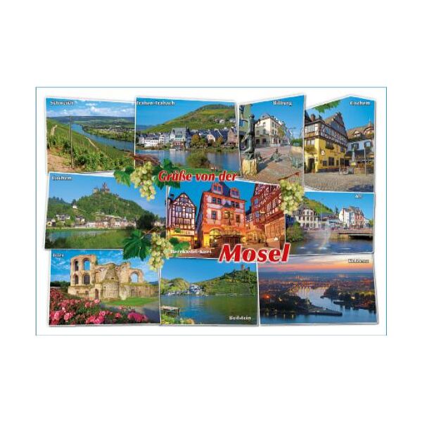Mosel Postkarten Motive 005 Grüße von der Mosel
