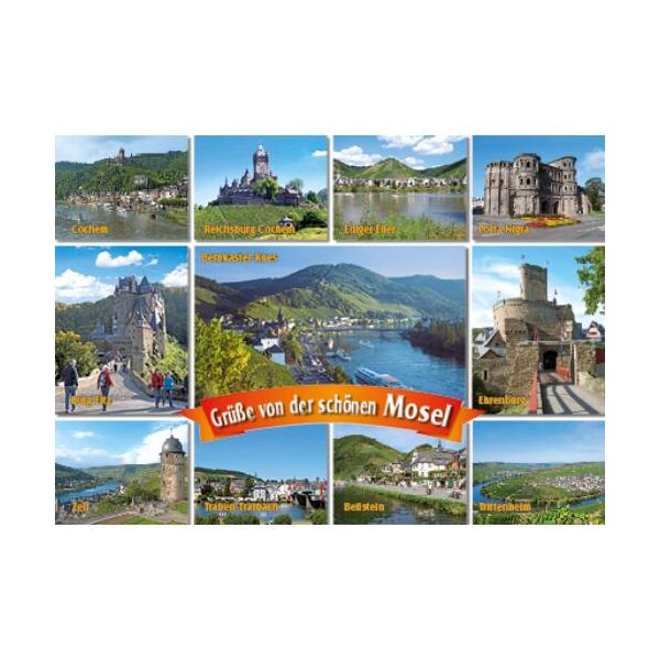 Mosel Postkarten Motive 007 Grüße von der schönen Mosel