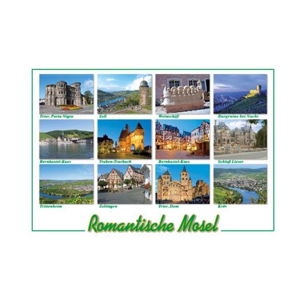 Mosel Postkarten Motive 009 romantische Mosel