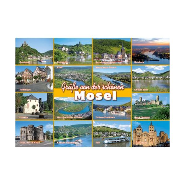 Mosel Postkarten Motive 010 Grüße von der schönen Mosel