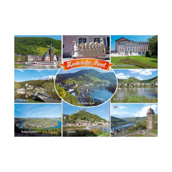 Mosel Postkarten Motive 013 zauberhafte Mosel