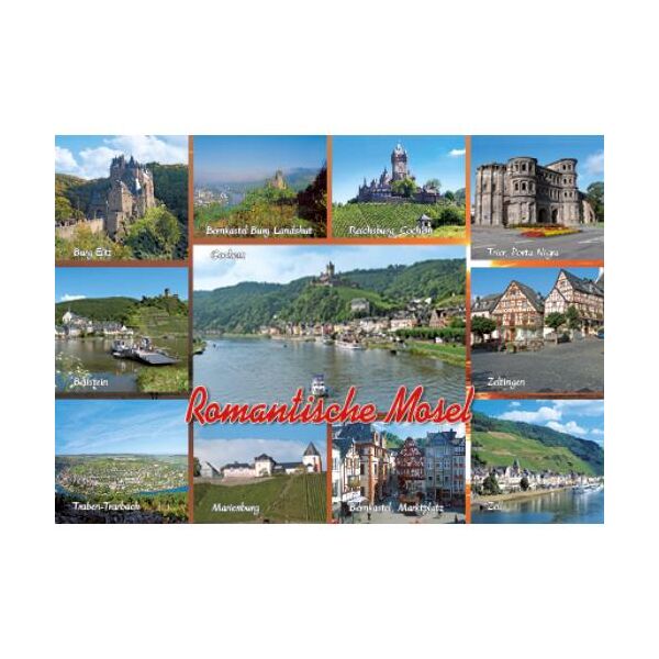 Mosel Postkarte Ansichtskarte Romantische Mosel 11 Moselmotive