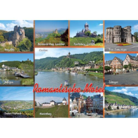 Mosel Postkarte Ansichtskarte Romantische Mosel 11...