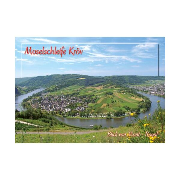 Mosel Postkarten Ansichtskarten Moselschleife Kröv