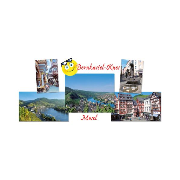 Bernkastel-Kues Bedruckte Tassen Motive BERN-02 Moselschleife Brunnen Marktplatz