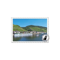 Zell an der Mosel Bedruckte Tassen schwarze Katze...