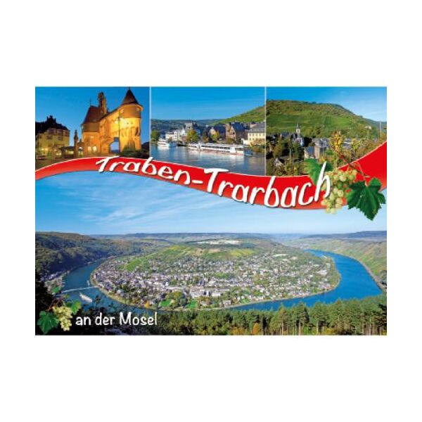 Traben-Trarbach an der Mosel Postkarten Ansichtskarte Moselschleife Brückentor