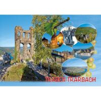 Traben-Trarbach Postkarte Ansichtskarte Ruine Grevenburg...